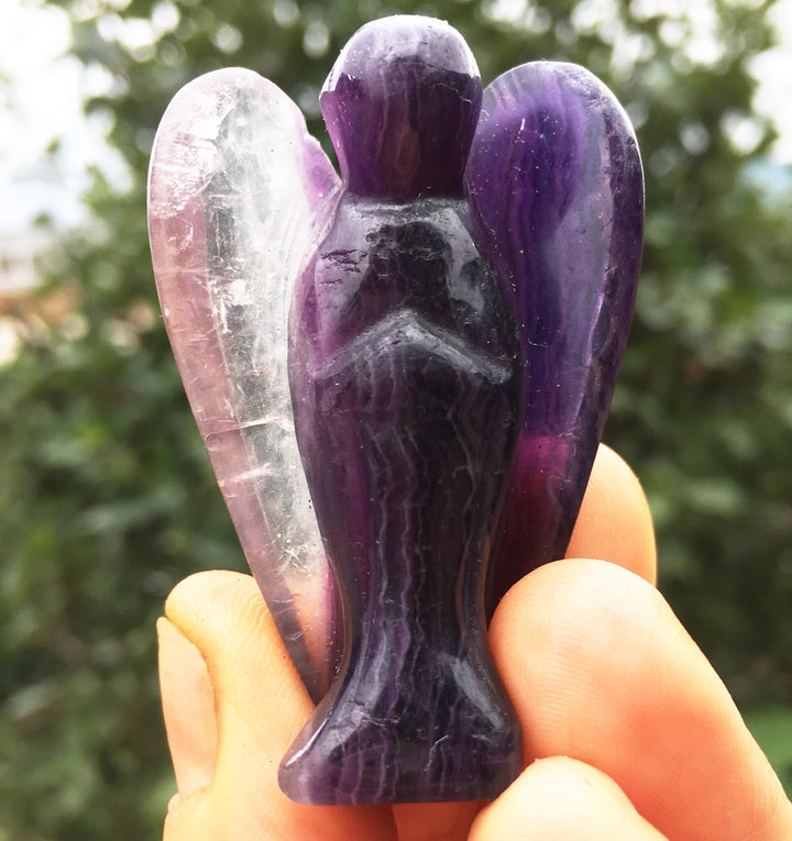 Engel, 5,5 cm fluorite