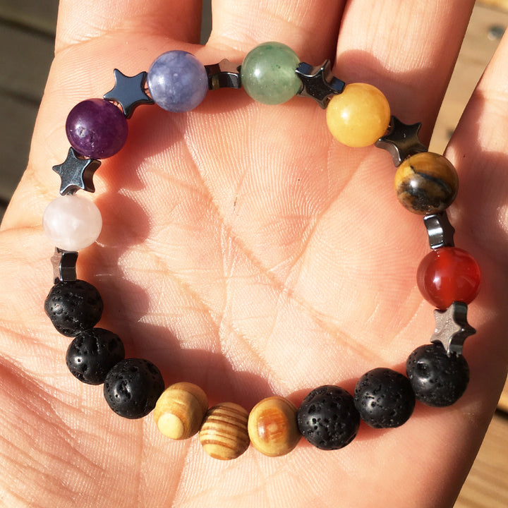 Chakra, aroma-armbånd til børn 16,5 cm