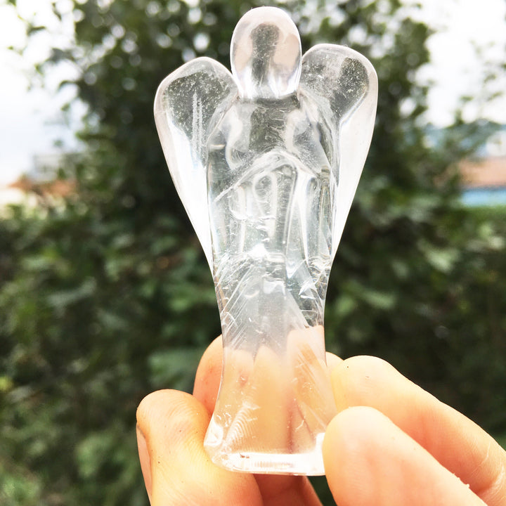 Engel, 6 cm bjergkrystal