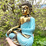Stor håndmalet Buddha